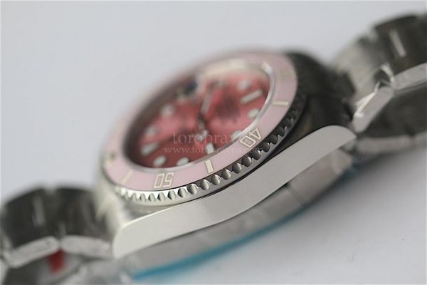 Rolex Submariner Pink Dial Bracelet SWF A2836