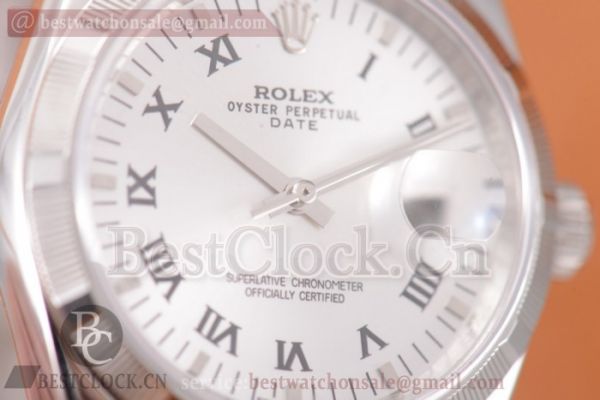 Rolex Oyster Perpetual Date Auto Silver Dial (BP)