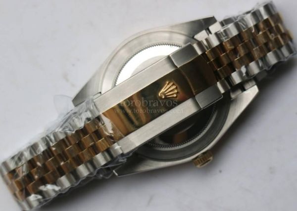 DateJust II Pres Smooth 41mm 126331 Diamond Marks gold Dial Jubilee Bracelet BP