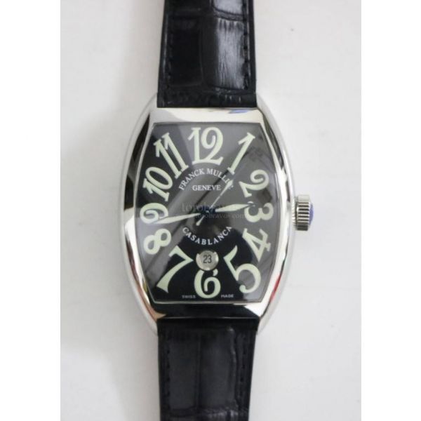 Casablanca SS  1:1 Best Edition Black Dial on Black Leather Strap A2824 TW