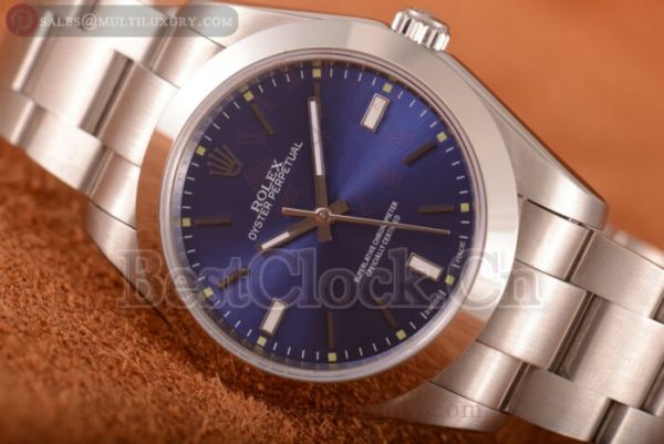 Rolex Oyster Perpetual Air King (Blue Oyster) 114300-0003 A2824 Blue Dial Stainless Steel Bracelet