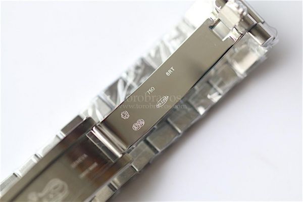 Rolex Day-Date Oyster Fluted Stick Markers Texture Grey Dial Bracelet BP