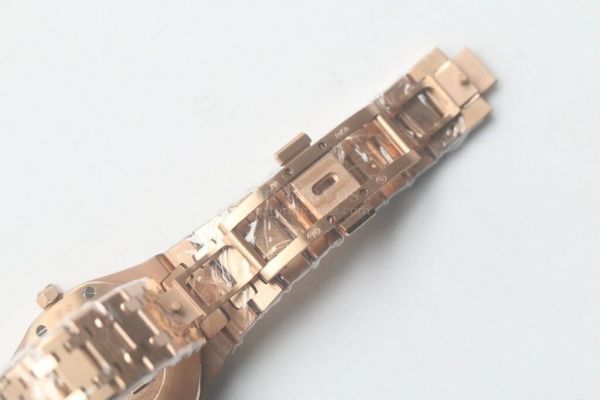Royal Oak 33mm 67650 RG Brown Dial Bracelet Quartz JF